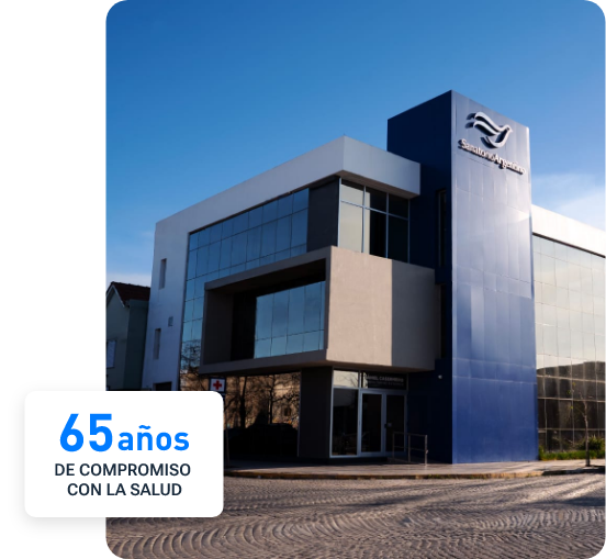 Foto del frente del Sanatorio