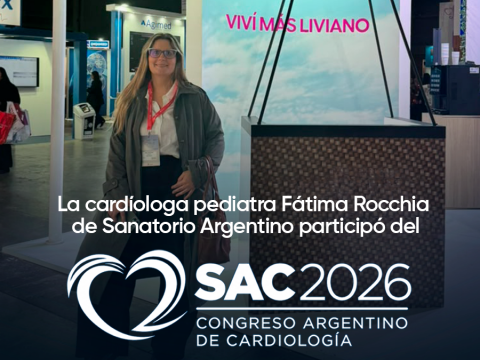 La Dra. Fátima Rocchia participó del Congreso Argentino de Cardiología SAC 2026